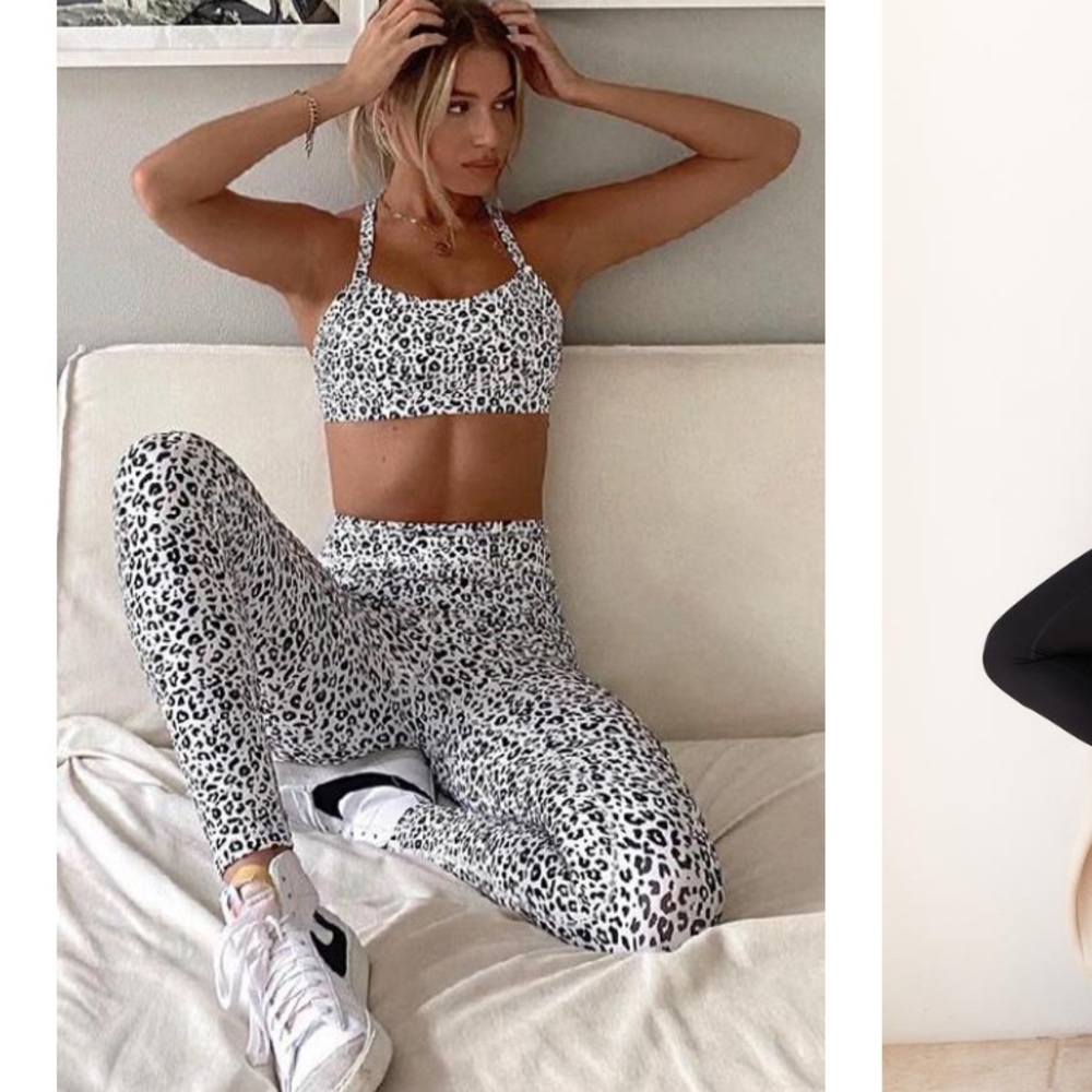 SET WFA Cheetah Leggings and bra